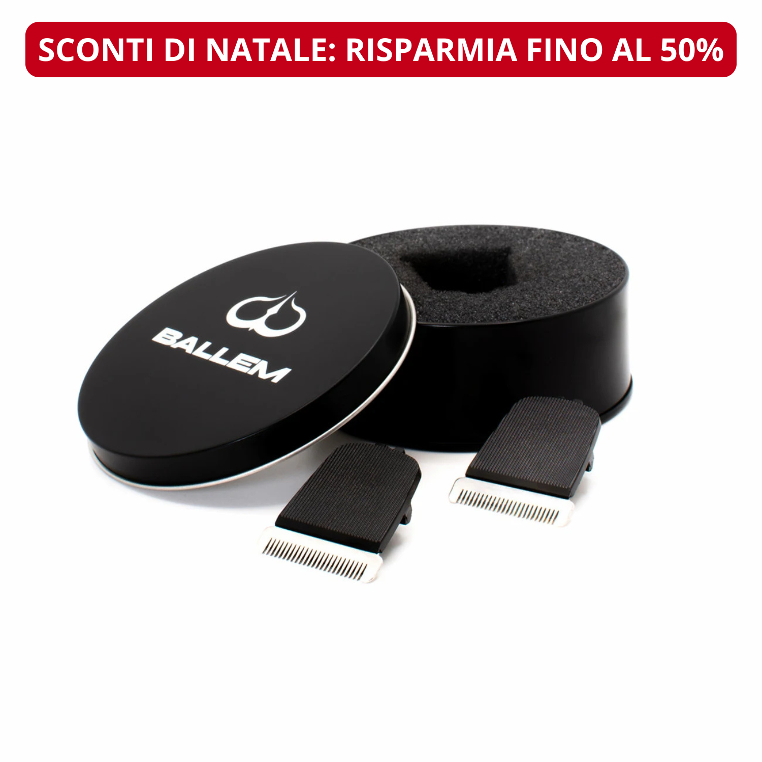 2 lame di ricambio Rasoio Ballem