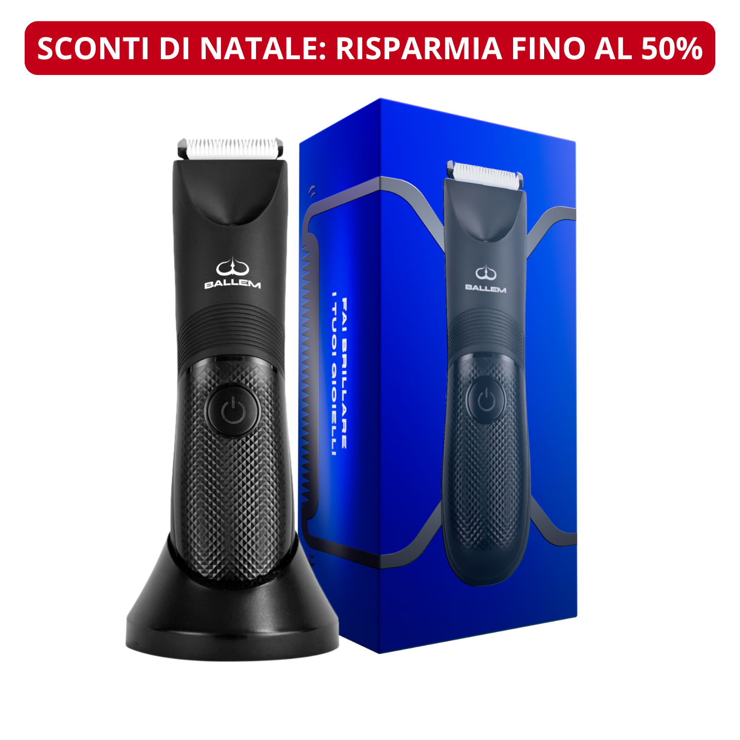 Rasoio elettrico intimo e corpo Ballem