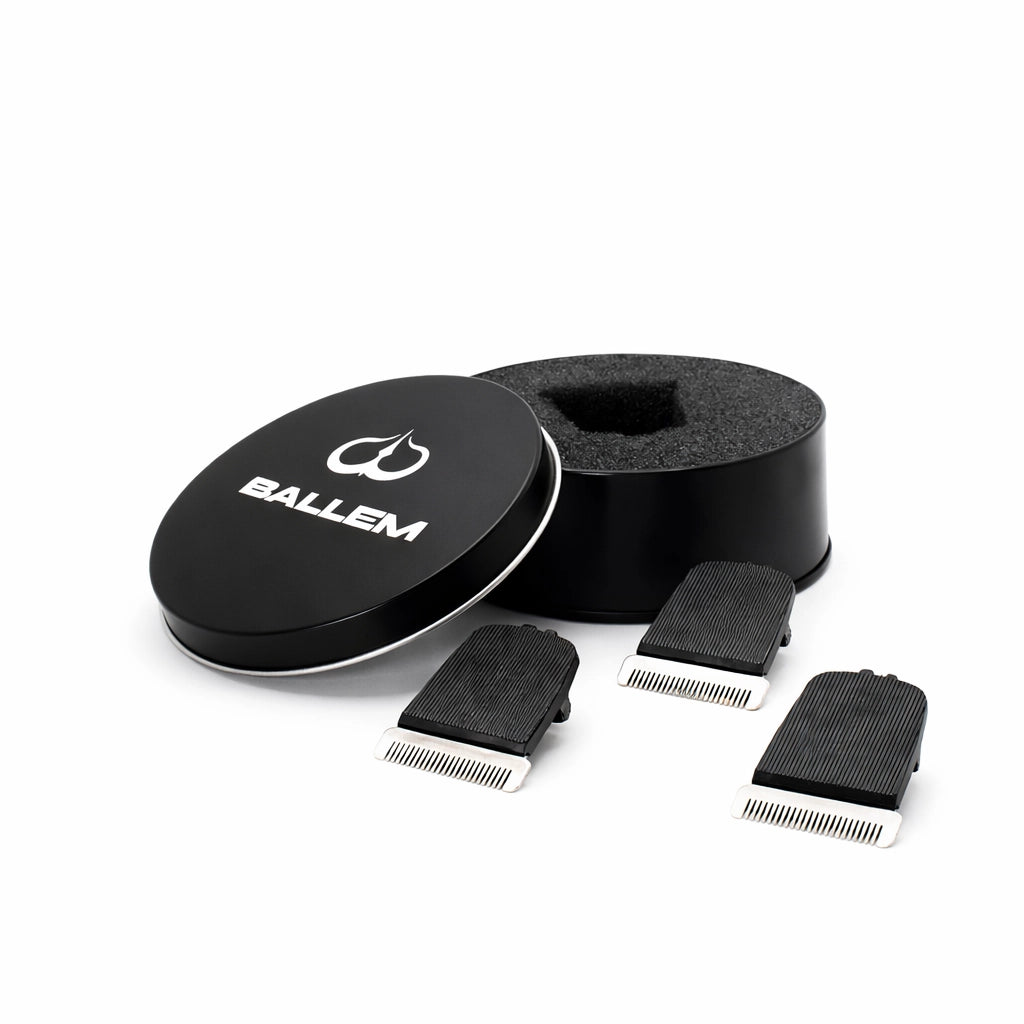 Lame di ricambio BALLEM per rasoio elettrico uomo con scatola nera porta lame