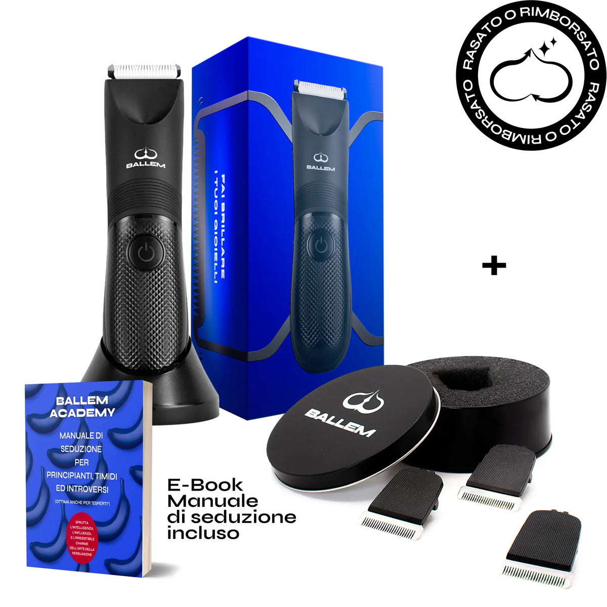 Packaging Rasoio BALLEM™ - Il Rasoio Per i Tuoi Gioielli | Rasato o Rimborsato