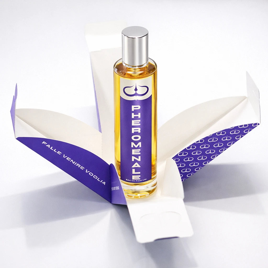 Con Pheromenale, il profumo Ballem, attrai e seduci senza sforzo. Un profumo di nicchia che ti avvolge con eleganza e lascia una scia irresistibile, perfetto per ogni occasione speciale.